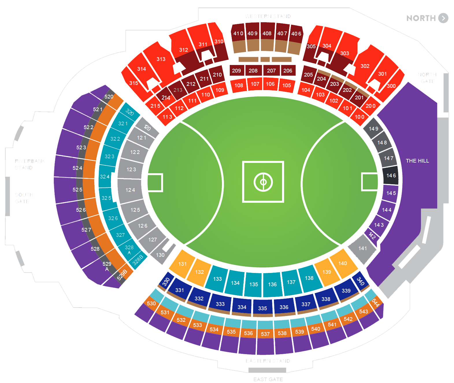 2023 ADLOV Stadium Map